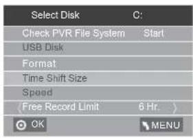HAIER LE39M600SF - Prepare to record the program - 2