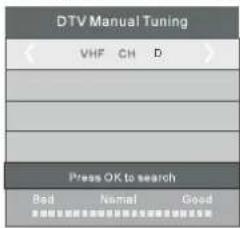 HAIER LE39M600SF - 2.1) DTV Manual Tuning (DVB-T) - 2