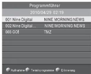 HAIER LE32M600C - EPG-Menu (Elektronische Fernsehzeitschrift) - 1