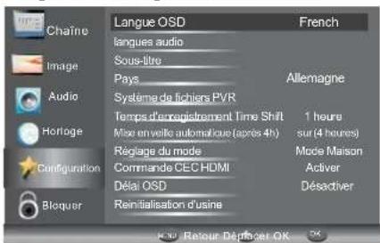 HAIER LE32M600C - MENU OPTION - 1