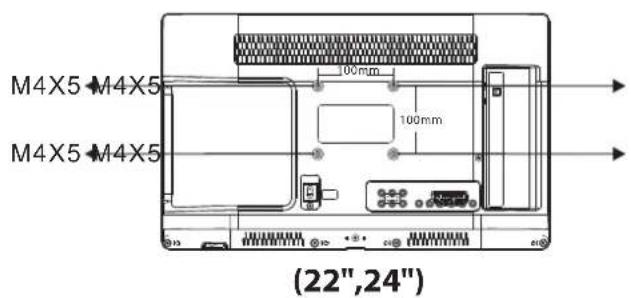 HAIER LE32M600C - RICHTLIJEN VOOR MONTEREN AAN EEN MUUR - 5