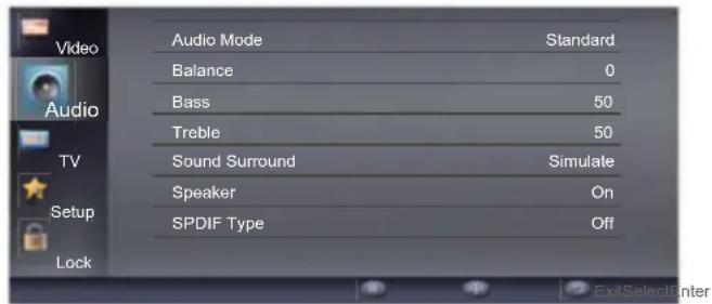 HAIER LE32F600C - Adjusting the Audio Settings - 1