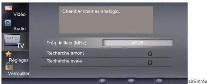 HAIER LE32F600C - Recherche analogue manuelle - 1