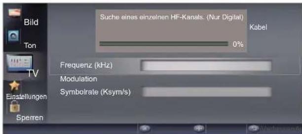 HAIER LE32F600C - ■ Einzelne HF-Suche (nur digitale Sender) - 2