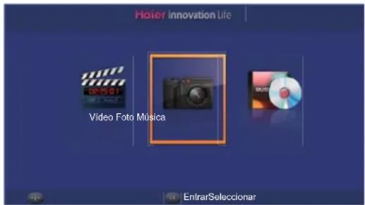 HAIER LE32F600C - Uso del reproductor multimedia USB: - 2