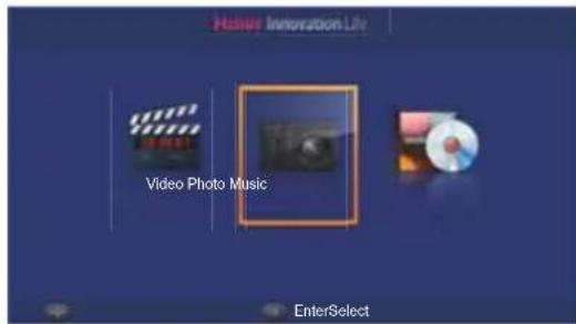 HAIER LE32F600C - Using USB media player: - 2