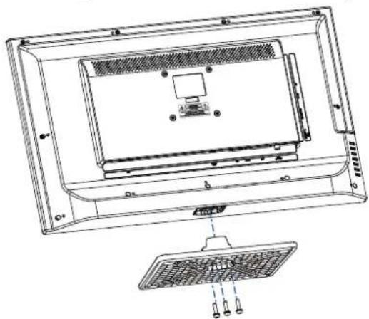 HAIER LE32F600C - Montage des Standfußes - 1