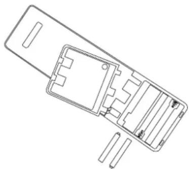 HAIER LE32F600C - Installing the Batteries - 2