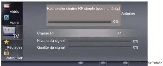 HAIER LE32F600C - Recherche analogue manuelle - 2