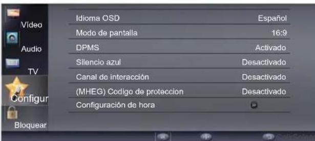 HAIER LE32F600C - Ajuste de la configuración del televisor - 1