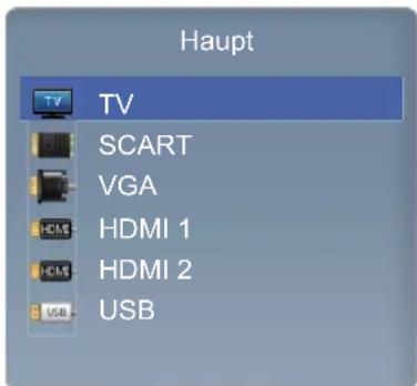 HAIER LE32F600C - Auswahlen der Signalquelle - 1