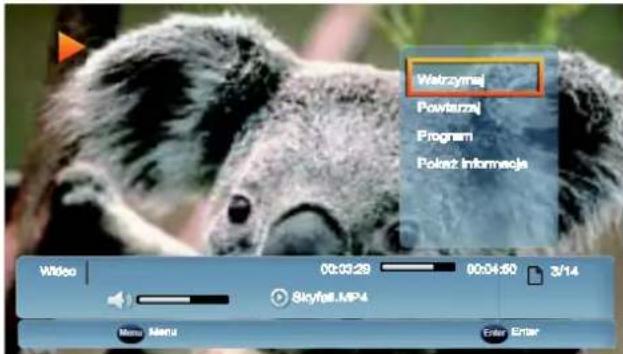 HAIER LE32F600C - Tryb odtwarzania filmów - 1