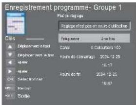 HAIER LE28M500C - Configurer leur enregistrement - 5