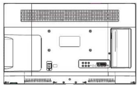 HAIER LE28M500C - Installation avec support mural - 2