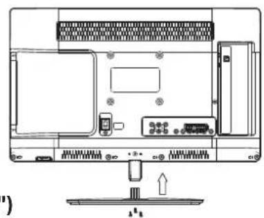 HAIER LE28M500C - Istruzioni di assemblaggio della base di sostegno - 2