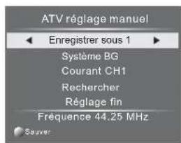 HAIER LE28M500C - 2.2)Recherche manuelle des canaux cablés. - 2