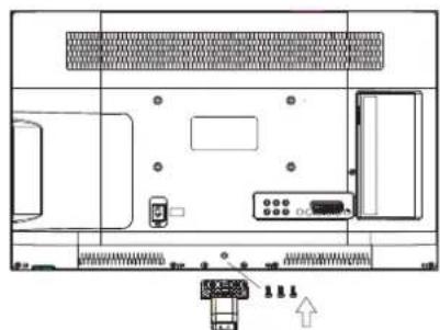 HAIER LE24M600CF - Istruzioni di assemblaggio della base di sostegno - 3