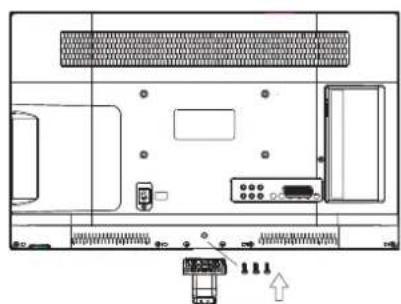 HAIER LE24M600CF - Instruccion sobre el montaje del soporte base - 3