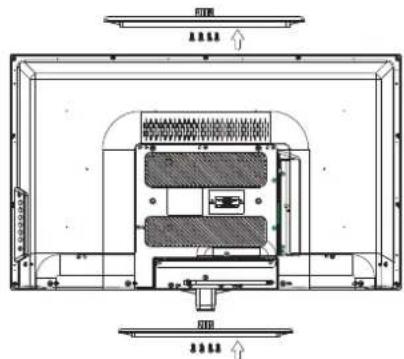 HAIER LE24M600CF - Installation du socle TV - 6