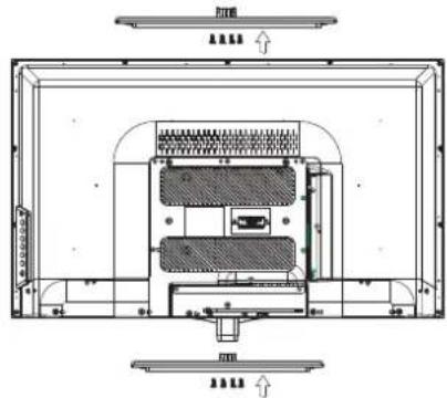 HAIER LE24M600CF - Istruzioni di assemblaggio della base di sostegno - 6