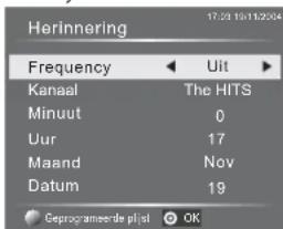 HAIER LE24M600CF - Herinnering (blauwe toets) - 1