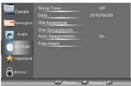 HAIER LE24M600CF - MENU ORARIO - 1