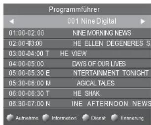 HAIER LE24M600CF - EPG-Menu (Elektronische Fernsehzeitschrift) - 2