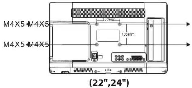 HAIER LE24M600CF - RICHTLIJEN VOOR MONTEREN AAN EEN MUUR - 5