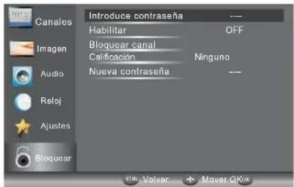 HAIER LE24M600CF - 6.MENU DE BLOQUEO - 1