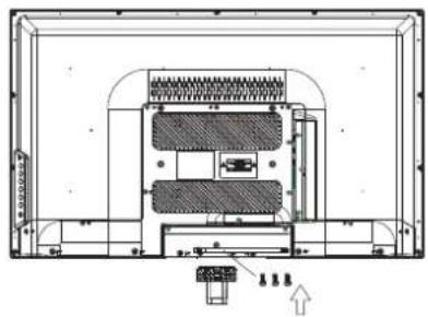 HAIER LE24M600CF - Installation du socle TV - 5