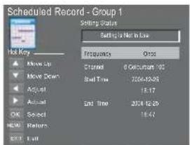 HAIER LE24M600CF - Prepare to record the program: - 5