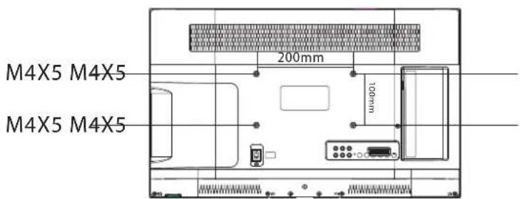 HAIER LE24M600CF - WANDMONTAGE - 2