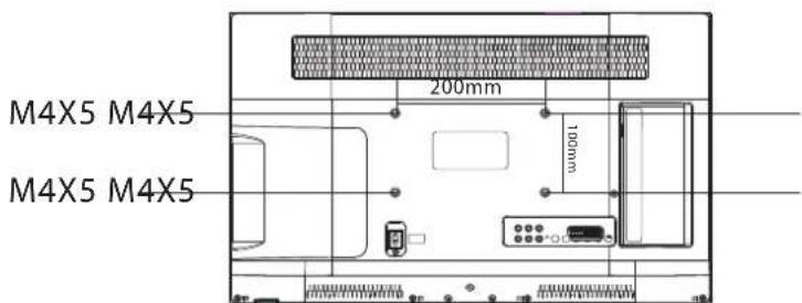 HAIER LE24M600CF - INSTRUCCIONES DE INSTALLACION PARA EL MONTAJE EN PARED - 5