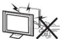 HAIER LE24M600CF - WAARSCHUWINGEN EN VOORZORGSGMAATREGELEN - 1