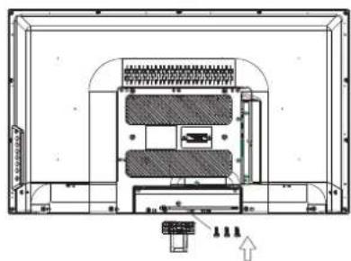 HAIER LE24M600CF - Montageanleitung für den Standfuß - 2