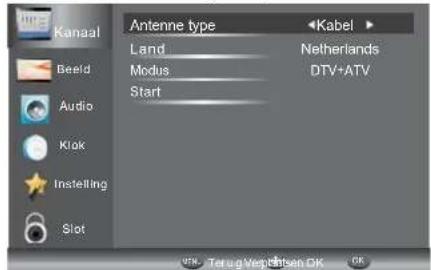 HAIER LE24M600CF - 1.2)Automatisch afstemmen (DVB-C) - 1