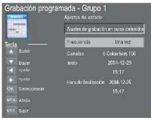 HAIER LE24M600CF - Prepare para grabar el programa: - 5