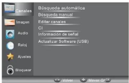 HAIER LE24M600CF - 1.1) Búsqueada automática - 1