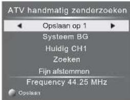 HAIER LE22M600CF - 3) ATV handmatig afstemmen: - 1