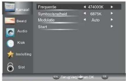 HAIER LE22M600CF - 2.2) DTV handmatig afstemmen (DVB-C) - 1