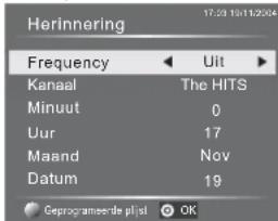 HAIER LE22M600CF - Herinnering (blauwe toets) - 1
