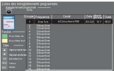 HAIER LE22M600CF - Configurer leur enregistrement - 4