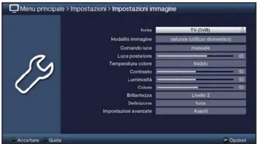 TECHNISAT TechniVision 32 HD - Accesso al menu principale e navigazione nei menu / nelle funzioni - 5