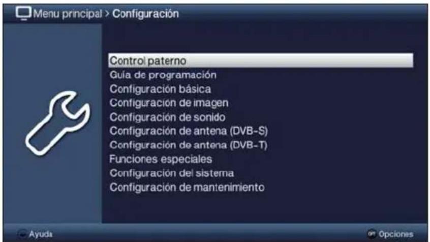 TECHNISAT TechniVision 32 HD - Acceso al menú principal y navegación por menús / funciones - 3