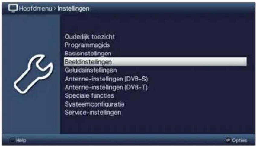 TECHNISAT TechniVision 32 HD - Het hoofdmenu opvragen en door de menu's / functies bladeren - 4