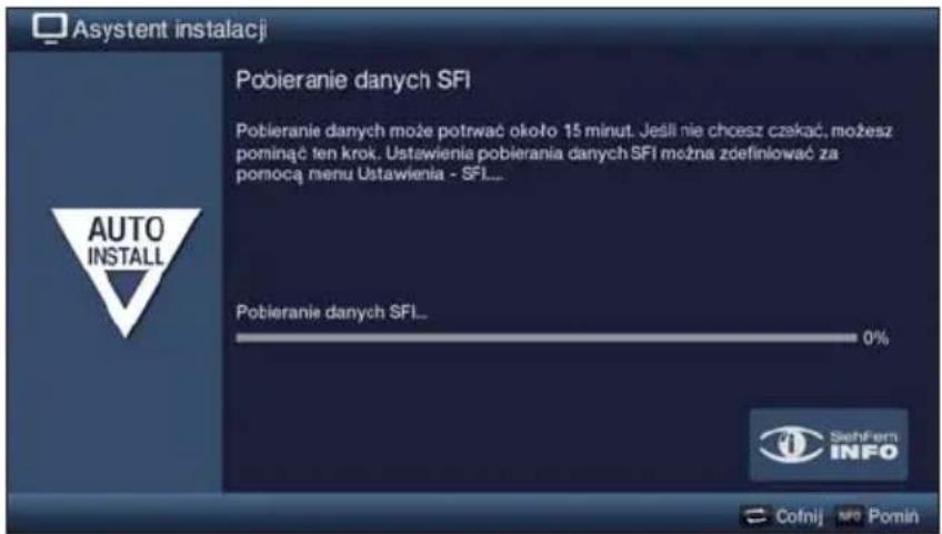 TECHNISAT TechniVision 32 HD - Pobieranie danych SFI - 1