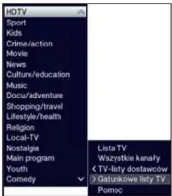 TECHNISAT TechniVision 32 HD - Wybór listy - 1