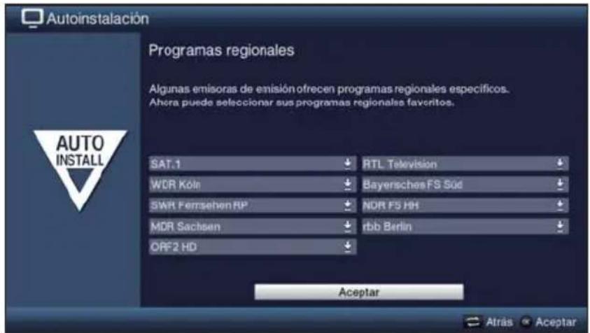 TECHNISAT TechniVision 32 HD - Programas regionales - 1