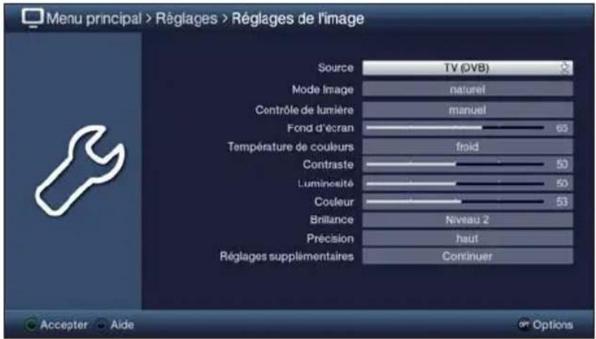TECHNISAT TechniVision 32 HD - Consultation du menu principal et navigation dans les menus/ fonctions - 5