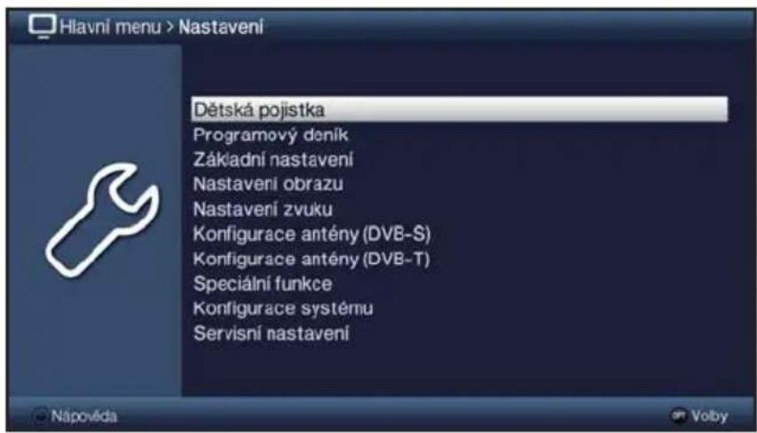 TECHNISAT TechniVision 32 HD - Spuštění hlavního menu a navigace v nabídkách/funkcích - 3